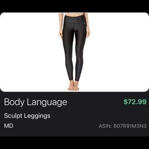 Body Language Sculpt Leggings
